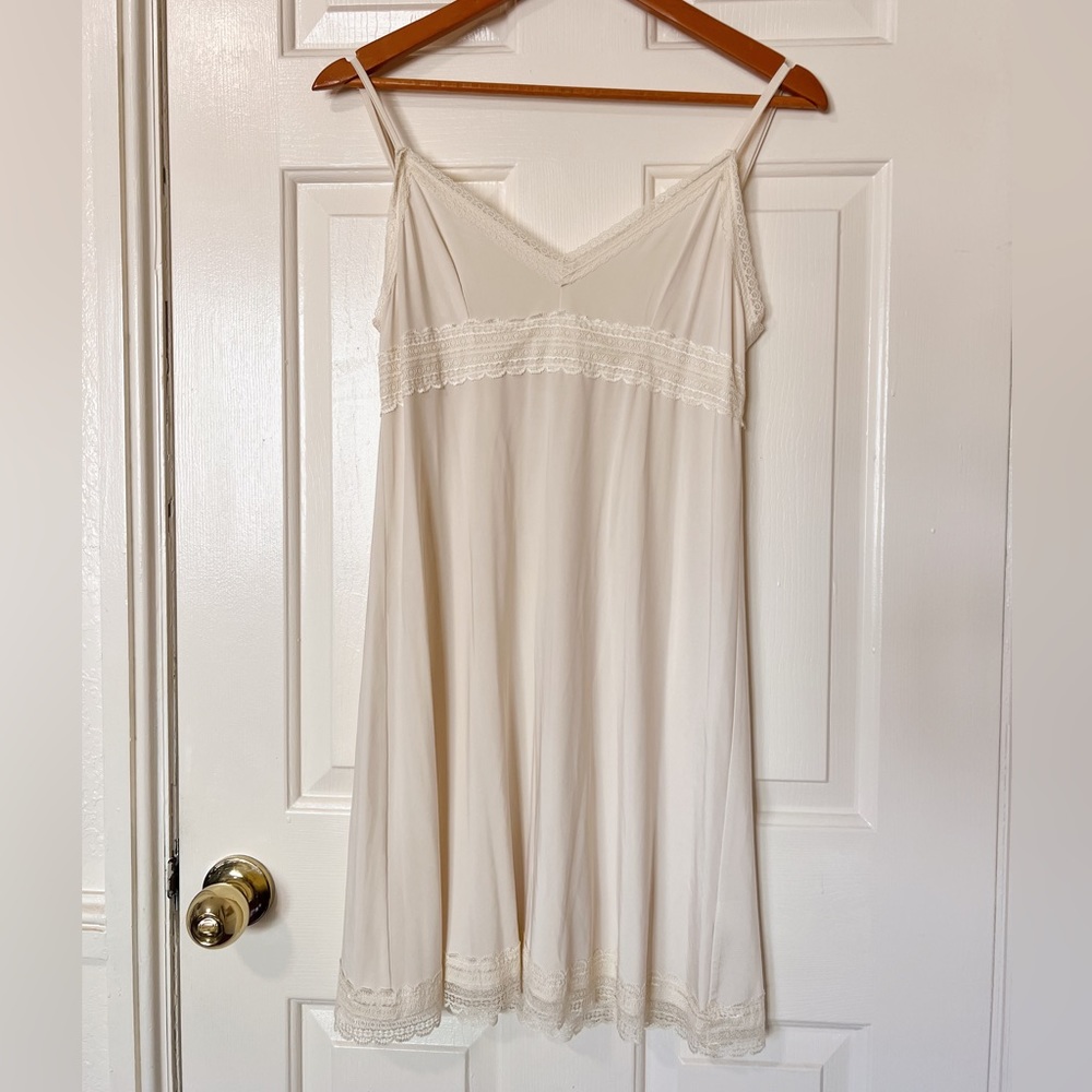 Zimmermann Cream Lace Slip Dress